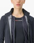 CASTELLI Cycling thermal jacket - ALPHA DOPPIO ROS W - black