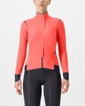 CASTELLI Cycling thermal jacket - ALPHA FLIGHT ROS W - orange