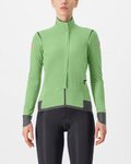 CASTELLI Cycling thermal jacket - ALPHA FLIGHT ROS W - light green