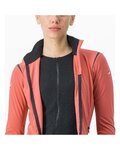 CASTELLI Cycling thermal jacket - ALPHA FLIGHT ROS W - red