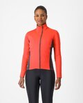 CASTELLI Cycling thermal jacket - TRANSITION 2 W - orange