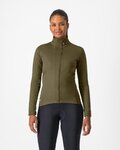 CASTELLI Cycling thermal jacket - TRANSITION 2 W - green