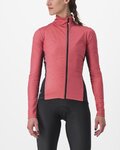 CASTELLI Cycling thermal jacket - TRANSITION 2 W - red