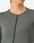 CASTELLI Cycling winter long sleeve jersey - FLY LS W - grey
