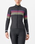 CASTELLI Cycling winter long sleeve jersey - OTTANTA - black
