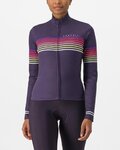 CASTELLI Cycling winter long sleeve jersey - OTTANTA - purple