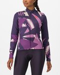 CASTELLI Cycling winter long sleeve jersey - TROPICALE - purple