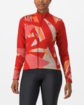 CASTELLI Cycling winter long sleeve jersey - TROPICALE - red