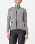 CASTELLI Cycling thermal jacket - VENTO TRAIL - grey