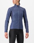 CASTELLI Cycling thermal jacket - UNLIMITED W PUFFY 2 - blue
