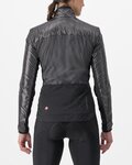 CASTELLI Cycling windproof jacket - UNLIMITED W PUFFY 2 - grey