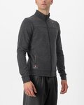 CASTELLI hoodie - VIGORELLI TRACK - grey
