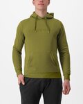 CASTELLI hoodie - LOGO HOODIE - green