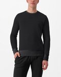 CASTELLI pullover - LOGO SWEATSHIRT - black