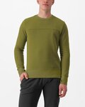 CASTELLI pullover - LOGO SWEATSHIRT - green