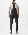 CASTELLI Cycling long bib trousers - ENTRATA W - black