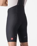 CASTELLI Cycling bib shorts - ESPRESSO - black