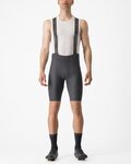 CASTELLI Cycling bib shorts - ESPRESSO - grey