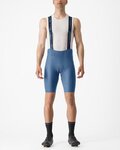 CASTELLI Cycling bib shorts - ESPRESSO - blue