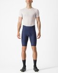 CASTELLI Cycling shorts without bib - ESPRESSO - blue