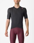 CASTELLI Cycling short sleeve jersey - ESPRESSO - anthracite