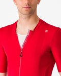 CASTELLI Cycling short sleeve jersey - ESPRESSO - red
