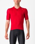 CASTELLI Cycling short sleeve jersey - ESPRESSO - red