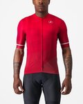 CASTELLI Cycling short sleeve jersey - ORIZZONTE - red