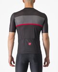 CASTELLI Cycling short sleeve jersey - TRADIZIONE - anthracite