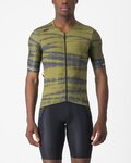 CASTELLI Cycling short sleeve jersey - green