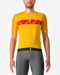 CASTELLI Cycling short sleeve jersey - UNLIMITED ENDURANCE - yellow