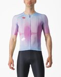 CASTELLI Cycling short sleeve jersey - R-A/D - purple