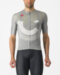 CASTELLI Cycling short sleeve jersey - R-A/D - grey