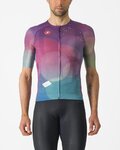CASTELLI Cycling short sleeve jersey - R-A/D - purple