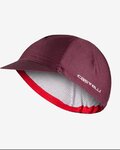 CASTELLI Cycling hat - ROSSO CORSA 2 - bordeaux