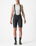 CASTELLI Cycling bib shorts - ESPRESSO W DT - black