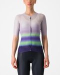 CASTELLI Cycling short sleeve jersey - purple