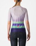 CASTELLI Cycling short sleeve jersey - purple
