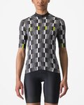 CASTELLI Cycling short sleeve jersey - DIMENSIONE - black/white