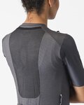 CASTELLI Cycling short sleeve jersey - UNLIMITED PRO W - grey