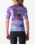 CASTELLI Cycling short sleeve jersey - UNLIMITED PRO W - purple