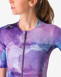 CASTELLI Cycling short sleeve jersey - UNLIMITED PRO W - purple