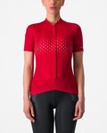 CASTELLI Cycling short sleeve jersey - UNLIMITED SENTIERO 3 - red