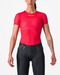 CASTELLI Cycling short sleeve t-shirt - PRO MESH W - red
