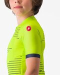 CASTELLI Cycling short sleeve jersey - AERO KID - yellow