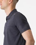 CASTELLI polo shirt - MERINO POLO - anthracite