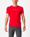 CASTELLI Cycling short sleeve t-shirt - CLASSICO - red