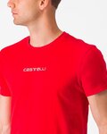 CASTELLI Cycling short sleeve t-shirt - CLASSICO - red