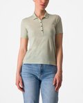 CASTELLI polo shirt - MERINO W POLO - green