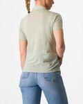 CASTELLI polo shirt - MERINO W POLO - green
